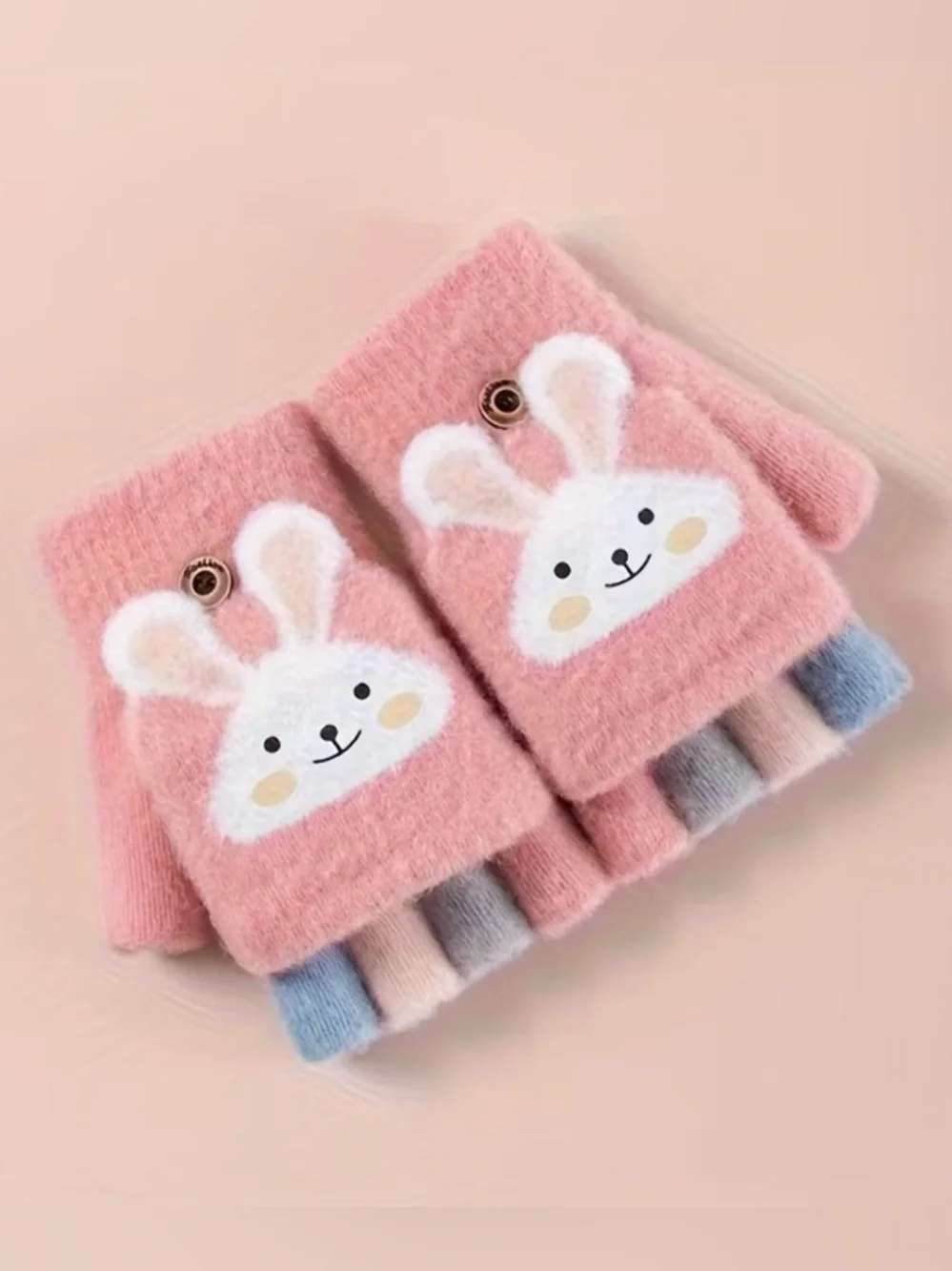Toddler Girl’s Bunny Convertible Glove Mitten - pick 1